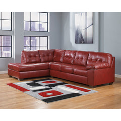 Signature Design by Ashley Alliston Sectional in Salsa DuraBlend