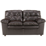 Signature Design by Ashley Jordon Loveseat in Java DuraBlend