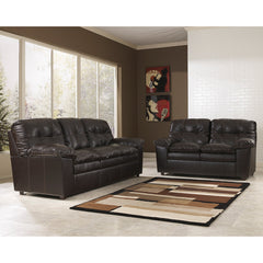 Signature Design by Ashley Jordon Living Room Set in Java DuraBlend