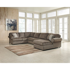 Signature Design by Ashley Jessa Place Sectional in Dune Fabric