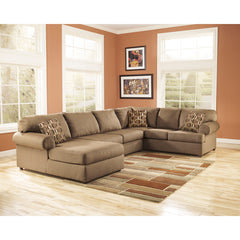 Signature Design by Ashley Cowan Sectional in Mocha Fabric