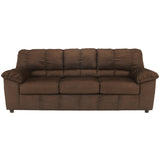 Signature Design by Ashley Dominator Sofa in Cafe Fabric