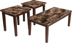 Signature Design by Ashley Theo 3 Piece Occasional Table Set