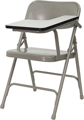 Premium Steel Folding Chair with Left Handed Tablet Arm