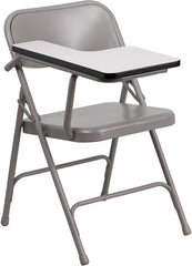 Premium Steel Folding Chair with Right Handed Tablet Arm