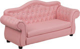 Kids Pink Traditional Sofa