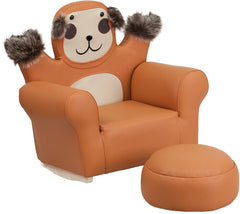 Kids Monkey Rocker Chair and Footrest