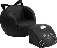 Kids Cat Chair and Footstool