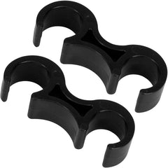 Black Plastic Ganging Clips - Set of 2