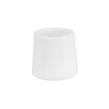 White Replacement Foot Cap for Plastic Folding Chairs