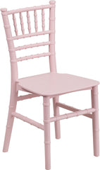 Kids Pink Resin Chiavari Chair