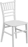 Kids White Resin Chiavari Chair