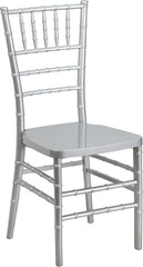 HERCULES PREMIUM Series Silver Resin Stacking Chiavari Chair