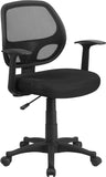 Mid-Back Black Mesh Swivel Task Chair