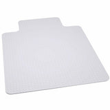 36'' x 48'' Big & Tall 400 lb. Capacity Carpet Chairmat with Lip