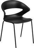 HERCULES Series 440 lb. Capacity Black Stack Chair