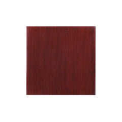 24'' Square Resin Mahogany Table Top