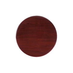 24'' Round Resin Mahogany Table Top