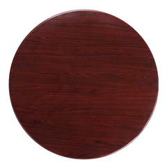 36'' Round Resin Mahogany Table Top