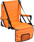 Folding Stadium Chair in Orange