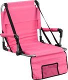 Folding Stadium Chair in Pink