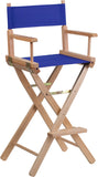 Bar Height Directors Chair in Blue