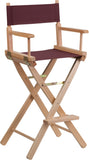 Bar Height Directors Chair in Brown