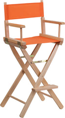 Bar Height Directors Chair in Orange