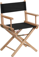 Standard Height Directors Chair in Black