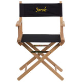Personalized Standard Height Directors Chair in Black