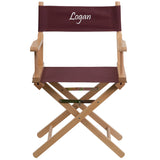 Personalized Standard Height Directors Chair in Brown