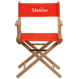 Personalized Standard Height Directors Chair in Red