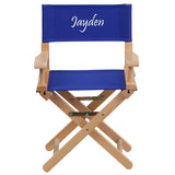 Personalized Kid Size Directors Chair in Blue