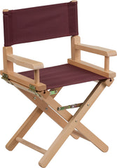 Kid Size Directors Chair in Brown