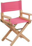 Kid Size Directors Chair in Pink