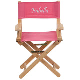 Personalized Kid Size Directors Chair in Pink