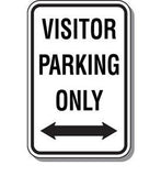 Visitor Parking Only Sign