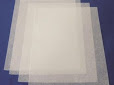 Dry Wax Flat Sheets 9"x12" - White