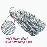 4-Ply 100% Cotton Cut End Mop with Scrubbing Pad