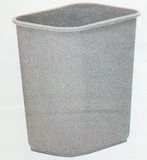 Beige Waste Receptacle