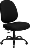 HERCULES Series 400 lb. Capacity Big & Tall Black Fabric Executive Swivel Office Chair with Extra WIDE Seat