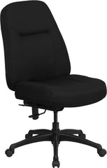 HERCULES Series 400 lb. Capacity High Back Big & Tall Black Fabric Executive Swivel Office Chair with Extra WIDE Seat
