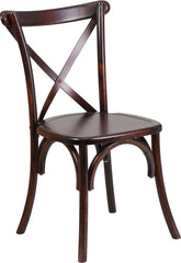 HERCULES Series Fruitwood Cross Back Chair