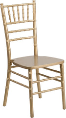 HERCULES Series Gold Wood Chiavari Chair