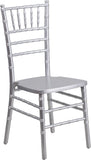 HERCULES Series Silver Wood Chiavari Chair