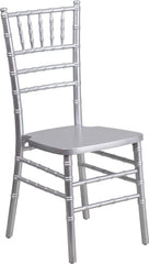 HERCULES Series Silver Wood Chiavari Chair