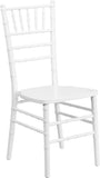 HERCULES Series White Wood Chiavari Chair