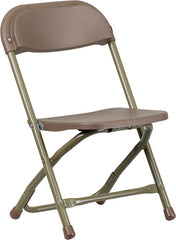 Kids Brown Plastic Folding Chair