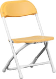 Kids Yellow Plastic Folding Chair