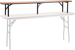 72'' x 12'' x 12'' Bar Top Riser with Black Legs